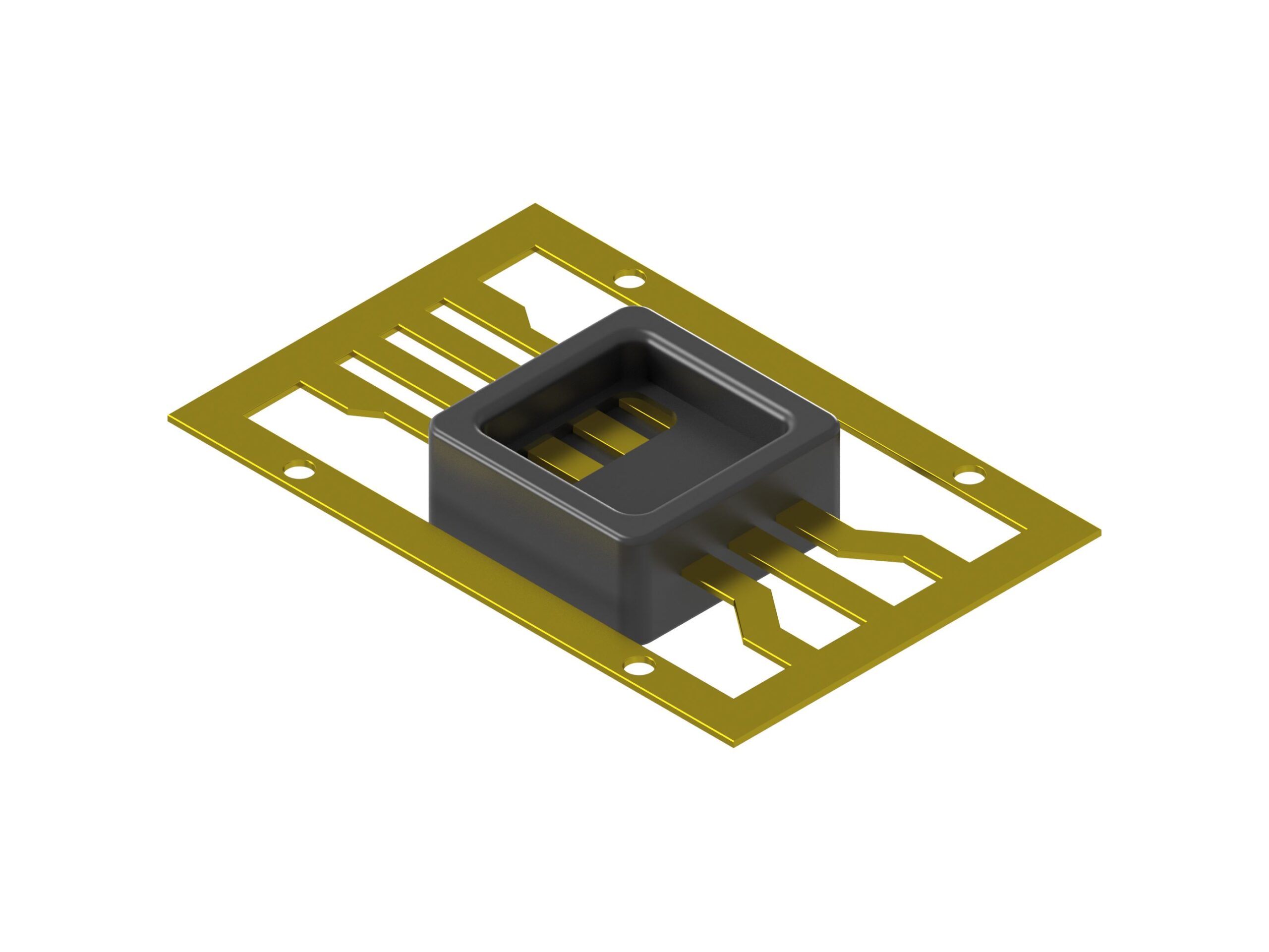 Sensor cases (Press & surface treatment (plating) & insert molding)