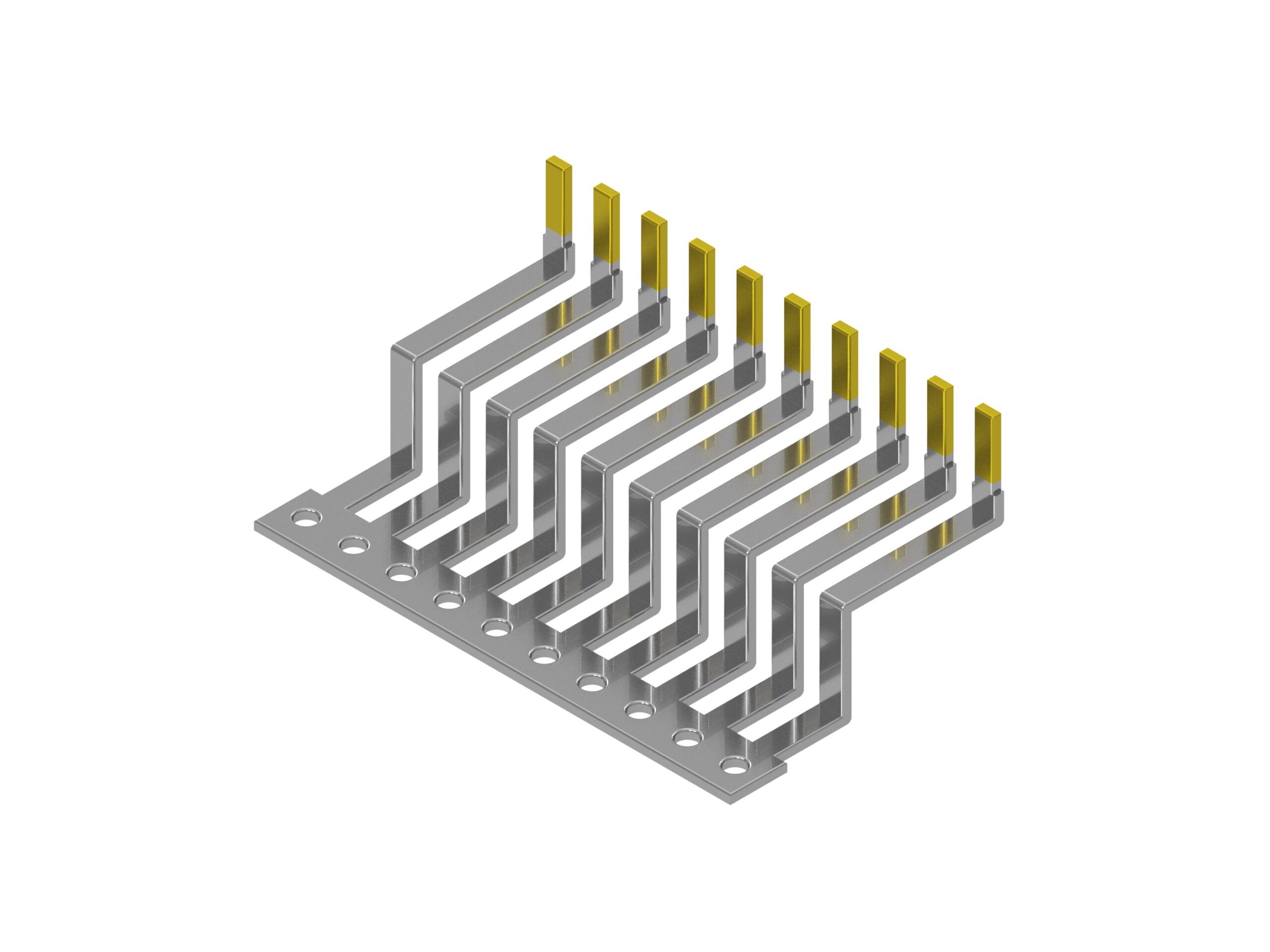 Power semiconductor terminals (press-working and surface treatment)