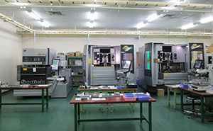View of wire EDM and die sinking EDM processing floor