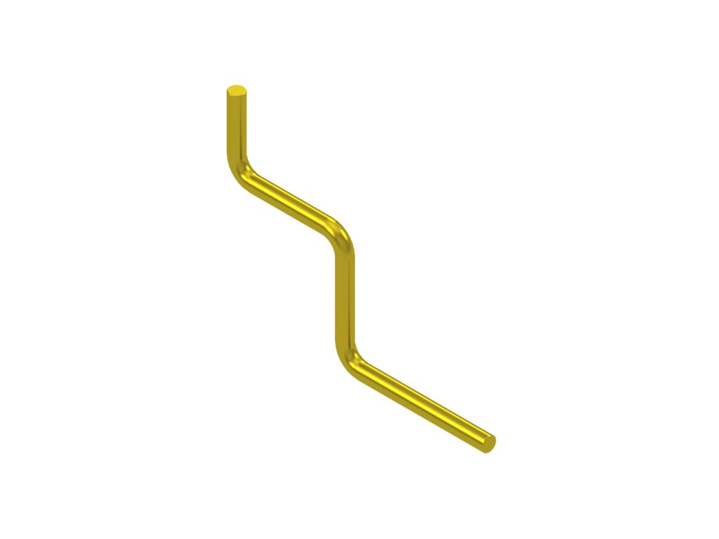 Double-step L-shape bending