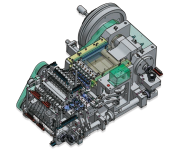 3D-CAD design of automatic heading machine