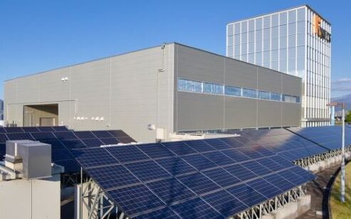 Solar panels at JMT Minami Plant