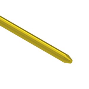 Straight pins with conical tapers from round wires